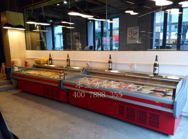 冰立方生鲜展示柜（卧式），卖肉好帮手