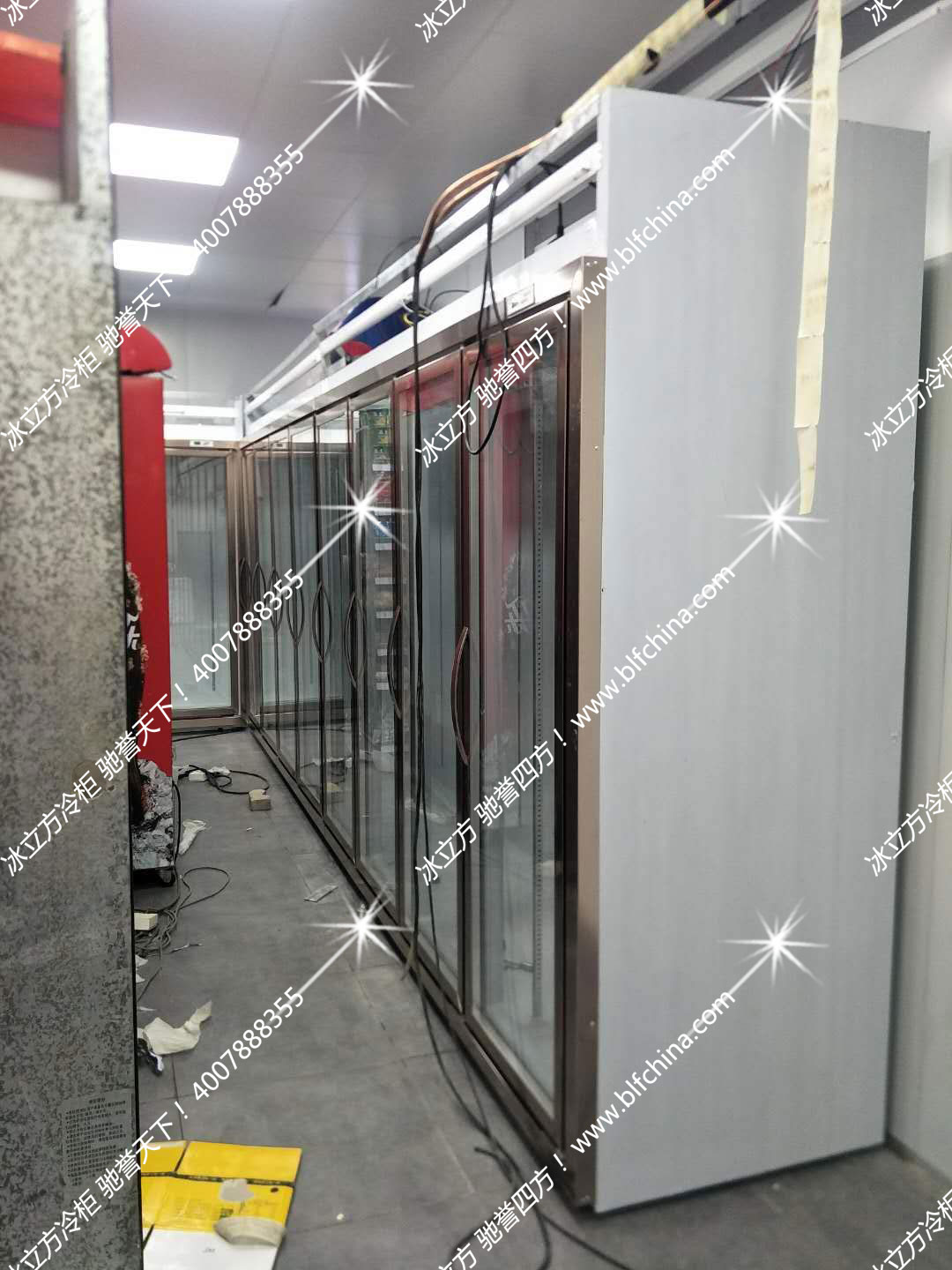 龙华富士康科技集团6门/8门冰柜展示柜饮料啤酒柜