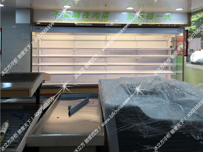 为什么越来越多的商家选用风幕柜组合柜