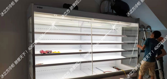 风幕柜方便又使用，生鲜店老板抢着用